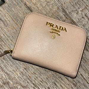 Saffiano Metal Leather Wallet